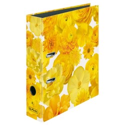 Iratrendező A4 8cm Wake up - Yellow Flowers