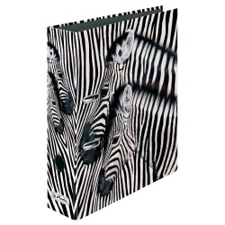 Iratrendező A4 8cm Black & White - Zebra